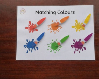 Colour match printable
