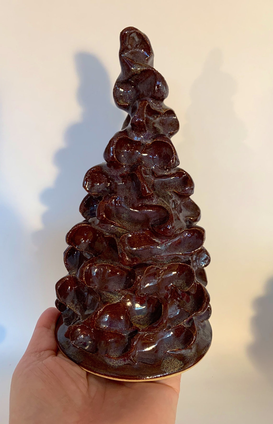 3 Pottery Christmas Trees Etsy