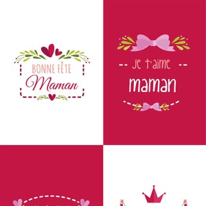 Mother's Day greeting card, Happy Mom's Day, 4 designs to choose from