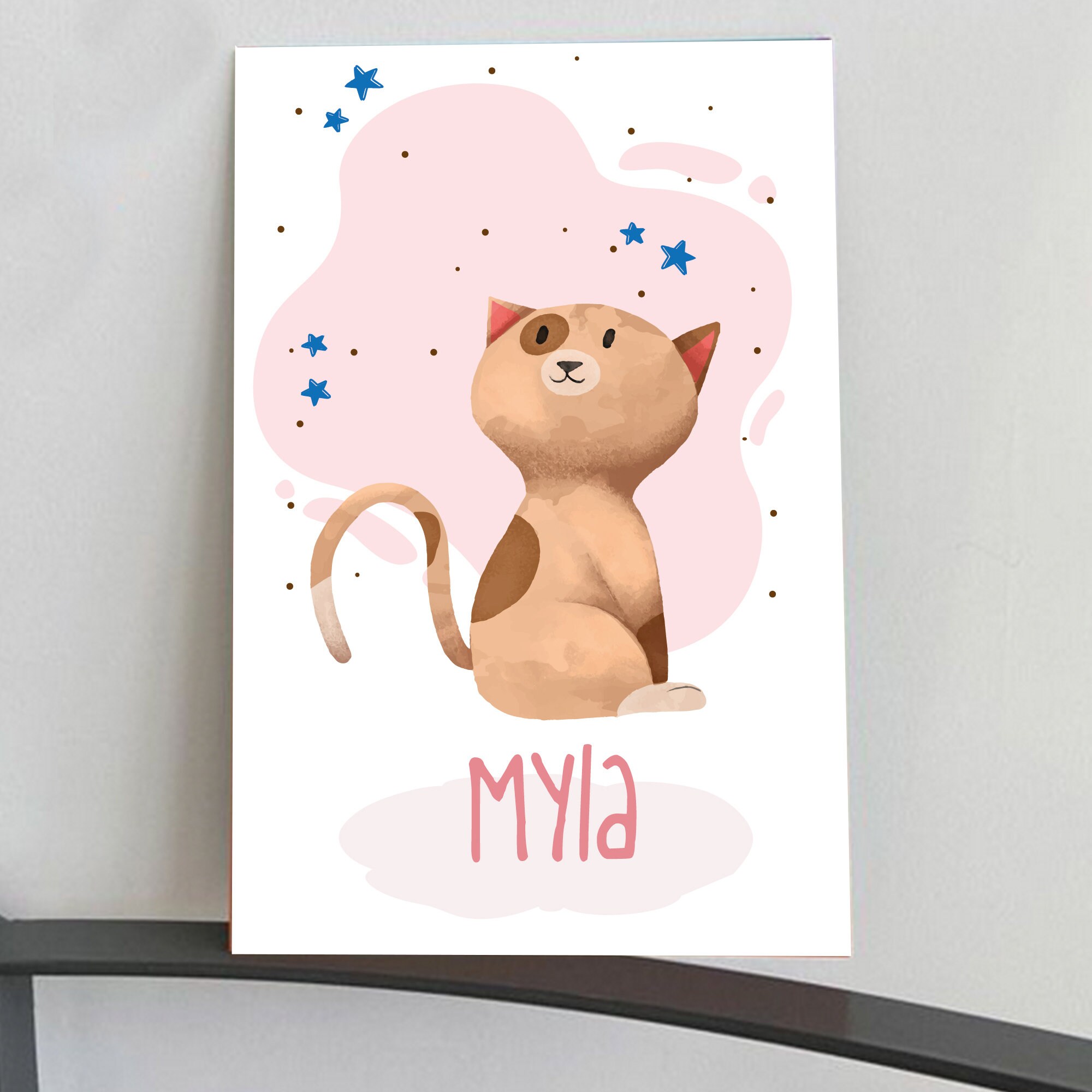 Panneau Décoratif avec Prénom | Affiche Enfant à Personnaliser