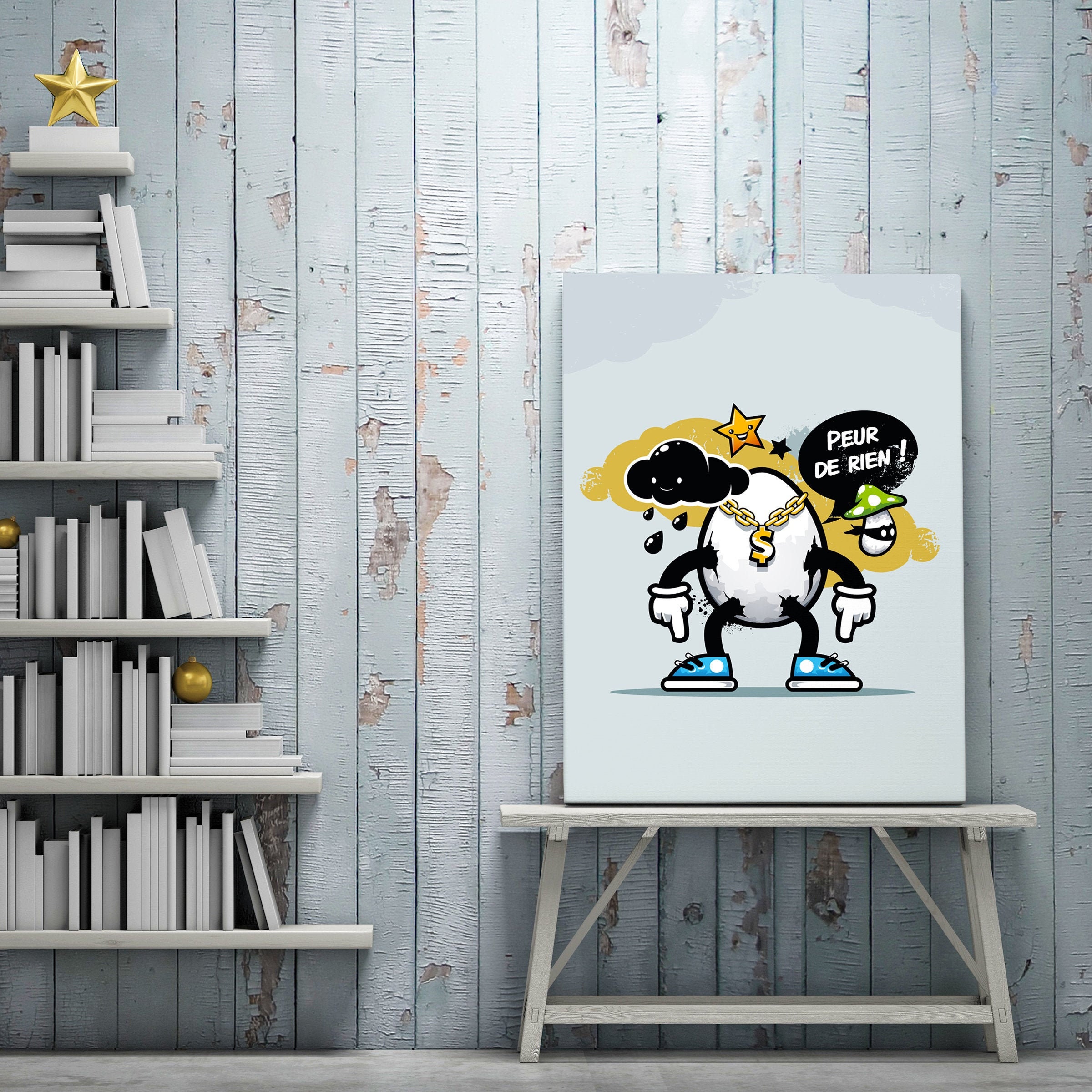 Décoration Mur Chambre Enfant, Illustration Dessin Enfant