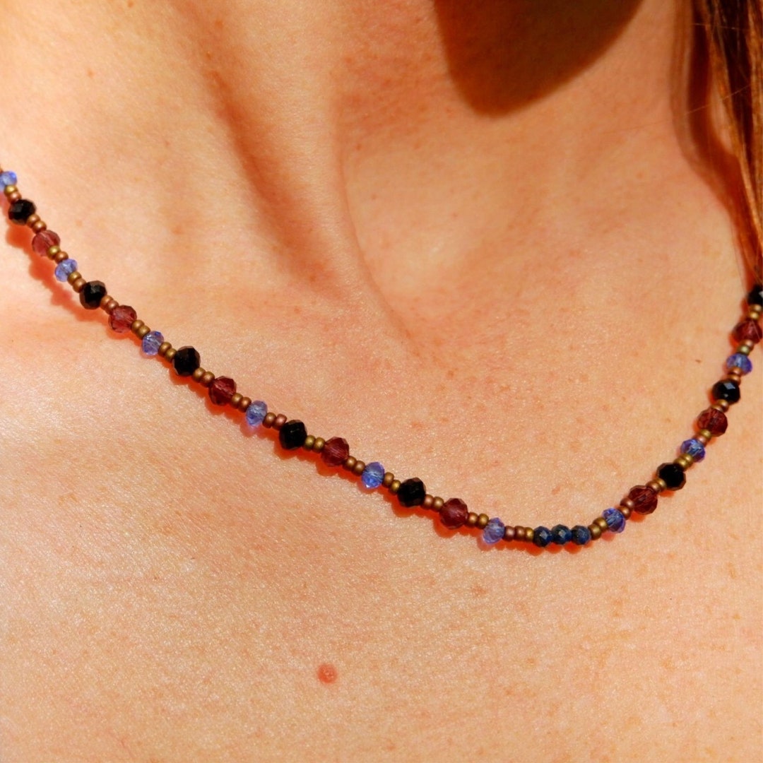 Raw Gemstone Necklace Andara Crystals Crystal Necklace Etsy