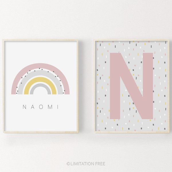 Girl Nursery Prints Etsy