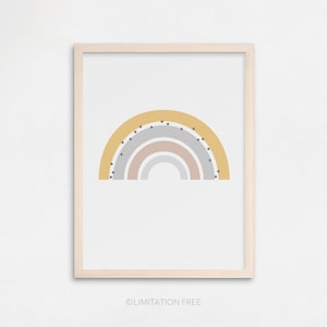 Regenboog Print kwekerij kunst aan de muur, Kids Print, Rainbow kunst, Kids kunst aan de muur, moderne Kids Art, Scandinavische kinderkamer kunst, Kids Poster, Kids Decor