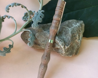 Lacewood Lily - Hand Turned Lacewood Pen