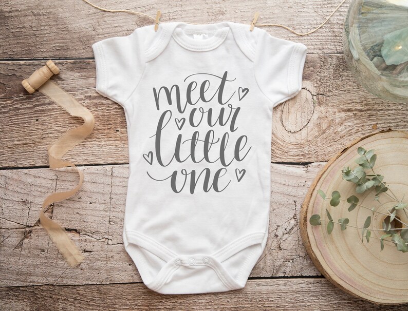 Download Hello Little One Svg Little One Svg Baby Onesie Design Commercial Use Nursery Quote Svg Meet Our Little One Svg Birth Announcement Clip Art Art Collectibles