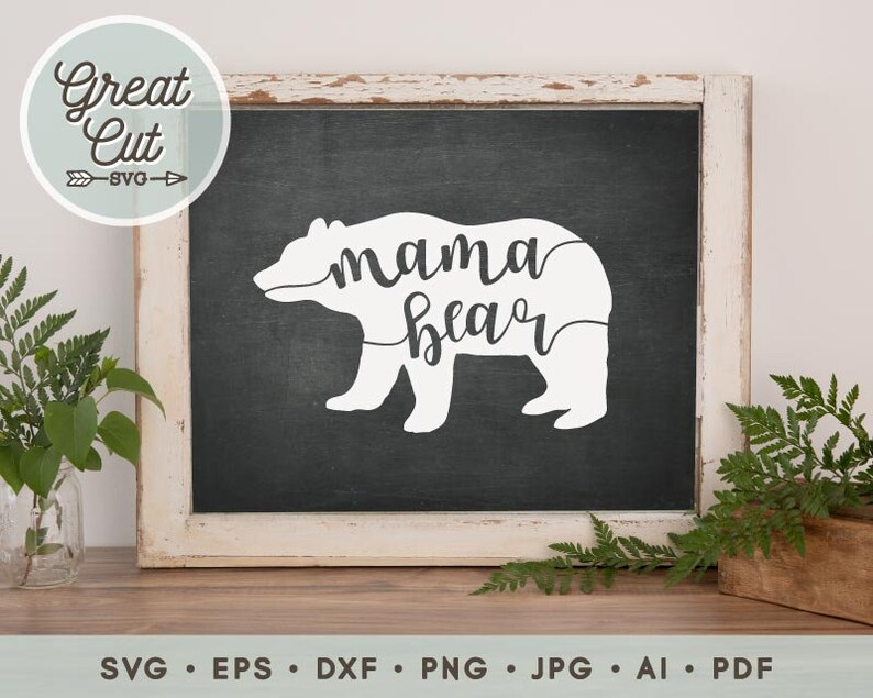 Download Clip Art Mom Bear Svg Instant Download Mama Bear Svg Mama Bear Shirt Mama Svg Bear Vector For Cricut Or Silhouette Bear Family Svg Bear Svg Art Collectibles