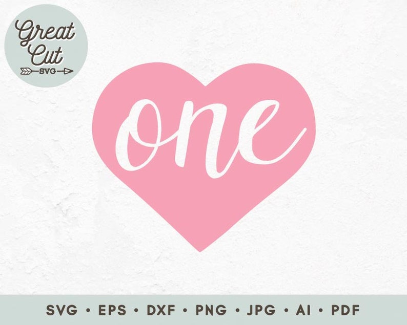 Download First Birthday instant download Heart First Birthday SVG ...