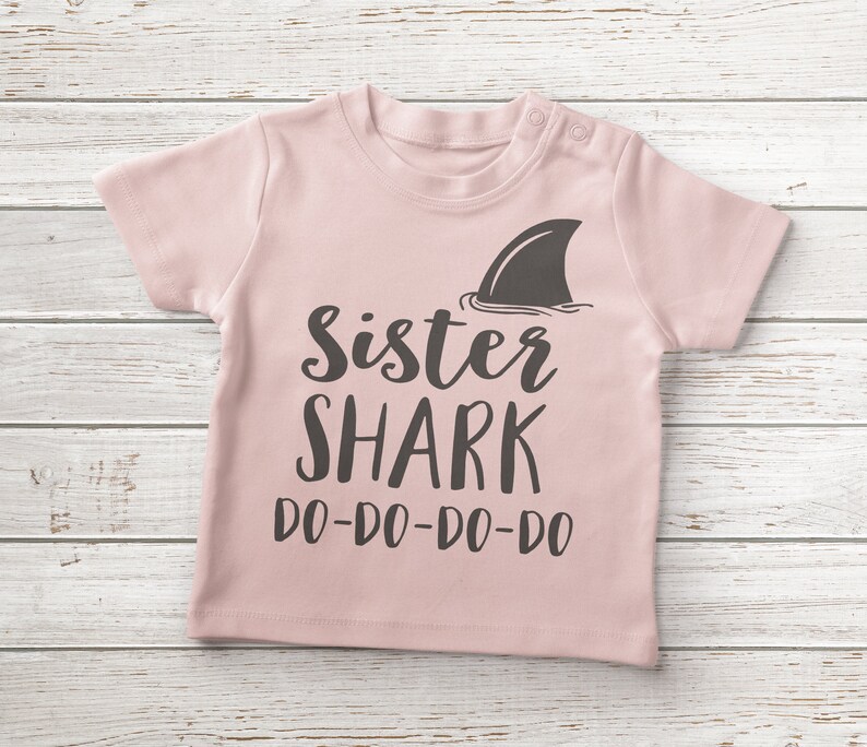 Download Sister Shark svg sister svg Do-Do-Do-Do svg Shark svg | Etsy