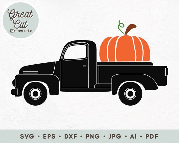 Download Pumpkin Truck Svg Old Truck Pumpkin Svg Fall Pumpkin Svg Etsy