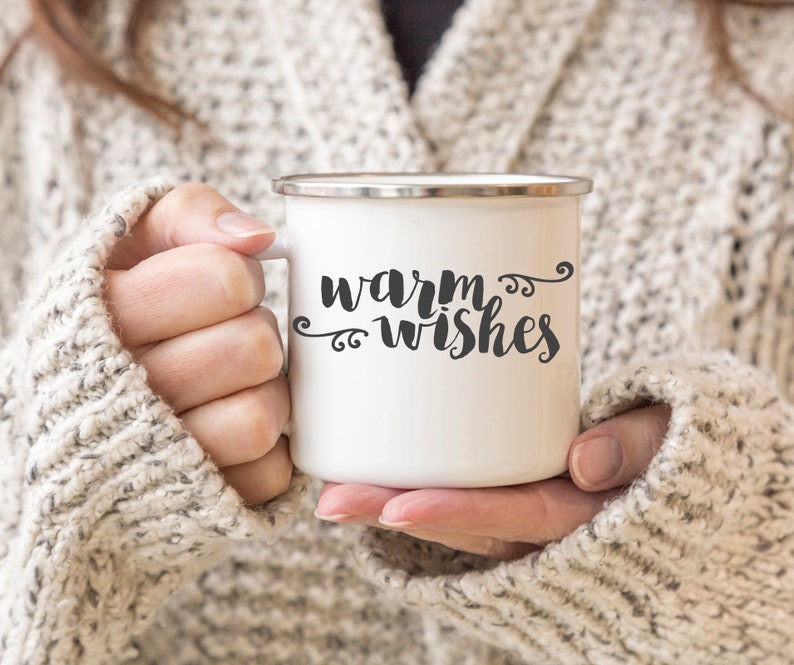 Commercial use Digital cut file Warm Wishes svg Winter svg Winter svg Cricut Cut Files Hand lettered Holidays svg Christmas SVG