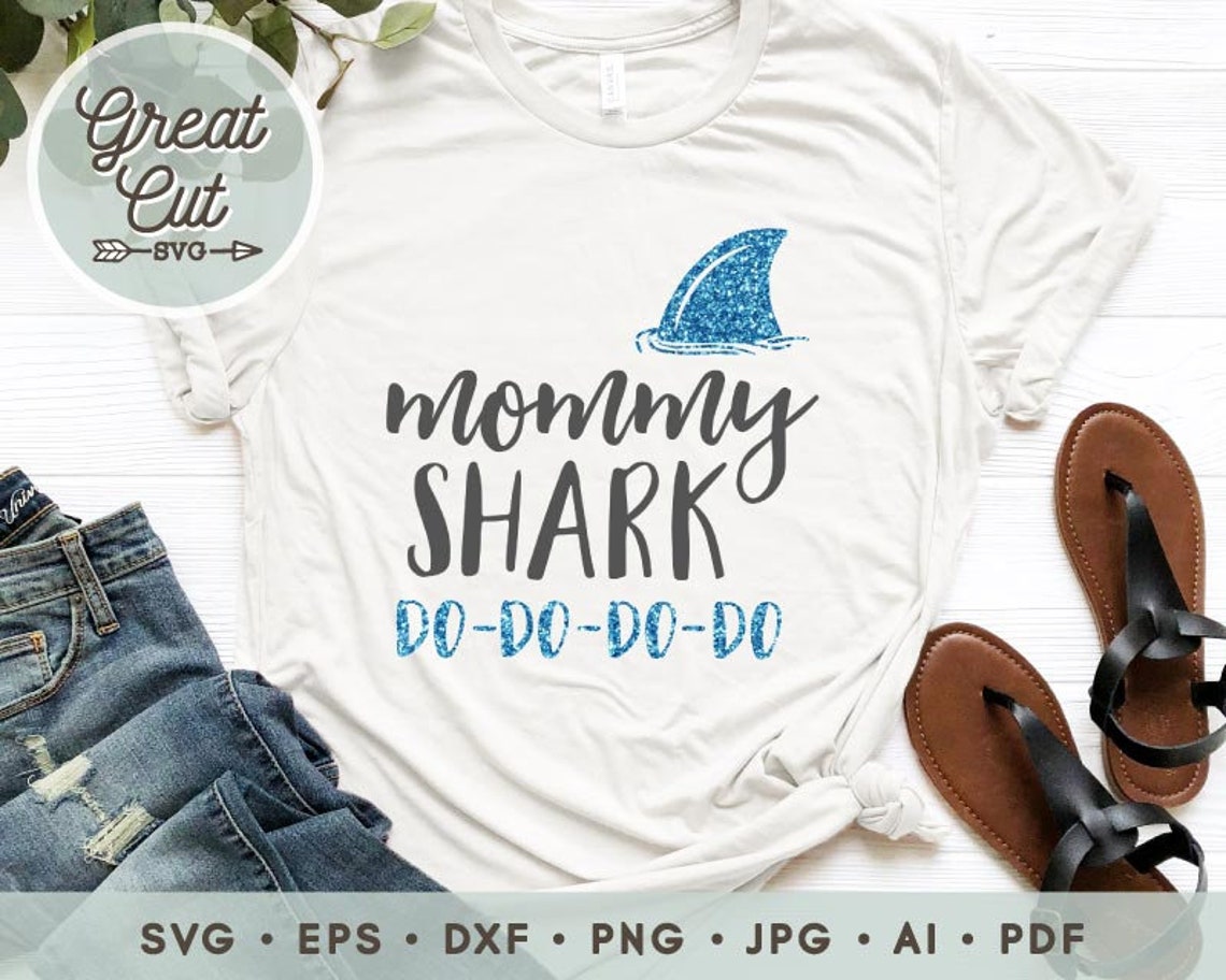 Mommy Shark svg Mama shark svg Do-Do-Do-Do Shark Mommy | Etsy