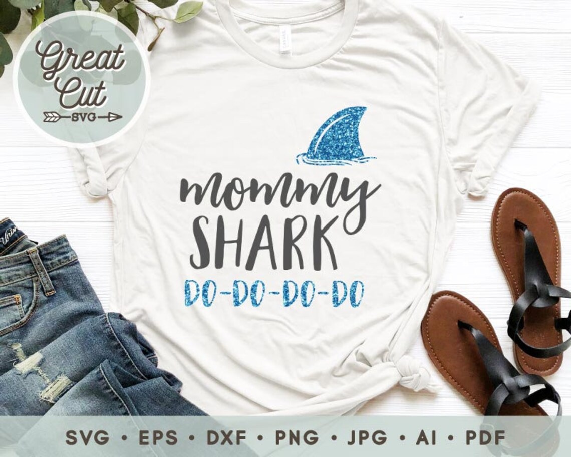 Mommy Shark svg Mama shark svg Do-Do-Do-Do Shark Mommy | Etsy