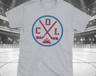 Retro Colorado Hockey Emblem Vintage COL T-Shirt