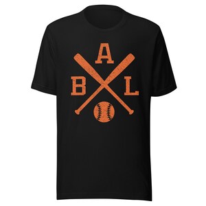 Vintage Baltimore Baseball Bats Retro BAL Premium Unisex T-Shirt