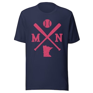 Vintage Minnesota Baseballschläger Retro MN Premium Unisex T-Shirt