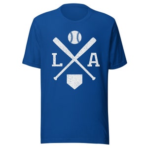 Vintage Los Angeles Baseball Bats Retro LA Premium Unisex T-Shirt