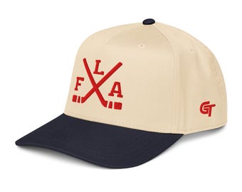 Florida Hockey Snapback Cap Classic FLA Hockey Sticks Hat
