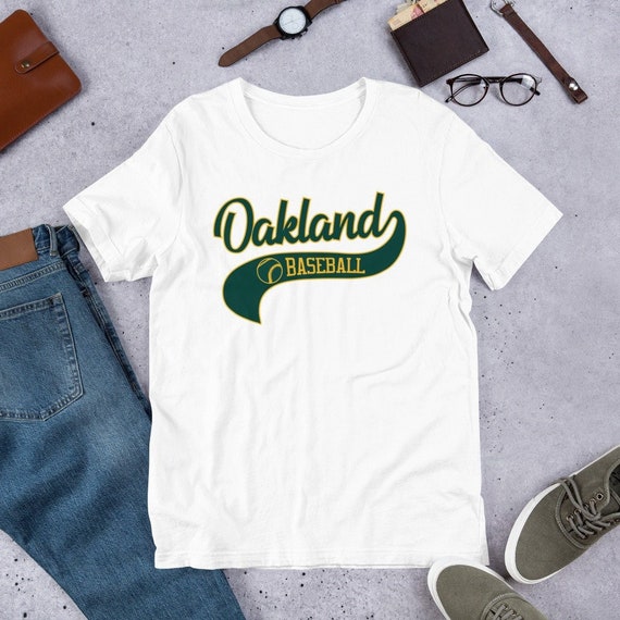Retro Oakland Baseball Vintage Athletic Swoosh T shirt Etsy