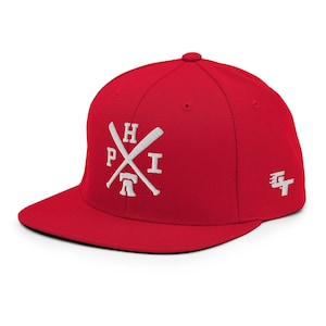 Philadelphia Baseball Bats Retro PHI Philly Snapback Hat Baseball Cap