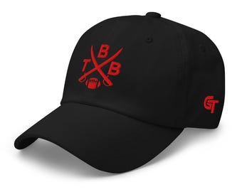Gorra retro de fútbol americano de Tampa Bay TBB con cruz de papá