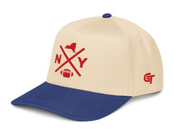 New York Football Snapback Cap Classic NY Football Cross Hat