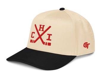 Chicago Hockey Snapback Cap Classic CHI Hockey Sticks Hat