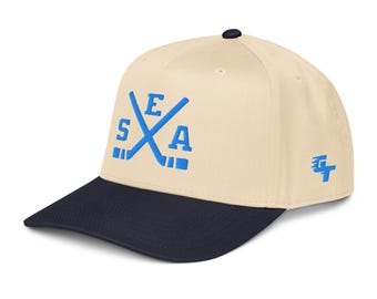 Seattle Hockey Sticks Classic SEA Snapback Cap Baseball Hat