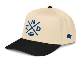 Indianapolis Football Snapback Cap Classic IND Football Cross Hat