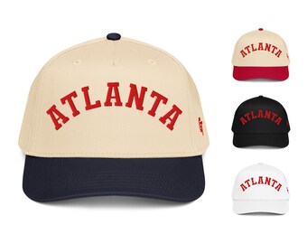 Classic Atlanta Arch Vintage Retro Baseball Cap Snapback Hat