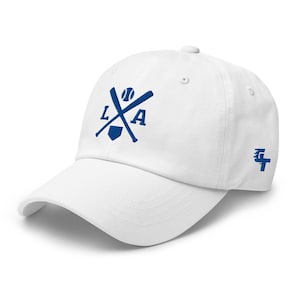 LA Baseball Bats Retro Los Angeles Baseball Cap Dad Hat