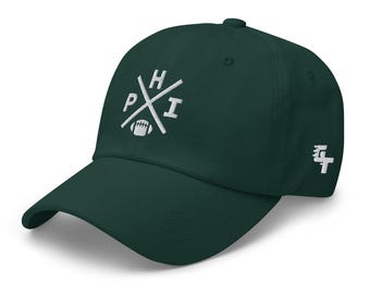 Philadelphia Football Retro PHI Cross Baseball Cap Dad Hat