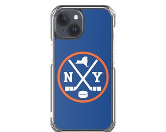 Retro New York Hockey Emblem NY iPhone Case Cover