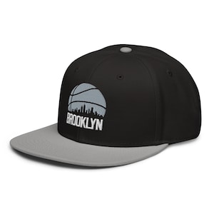 Brooklyn Basketball Skyline Retro Nets Snapback Hat Baseball Cap