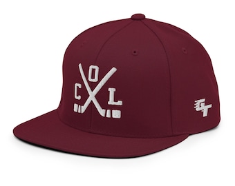 Gorra de béisbol retro con logo de Colorado Hockey Sticks