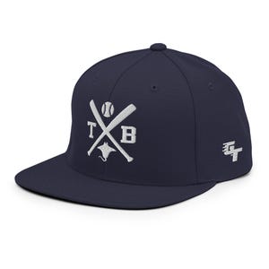 Tampa Bay Baseball Bats Retro TB Snapback Hat Baseball Cap