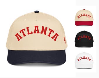 Gorra de béisbol retro vintage clásica de Atlanta Arch