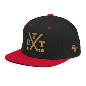 Ottawa Hockey Sticks Retro OTT Snapback Hat Baseball Cap