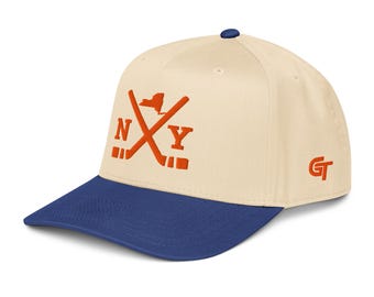 New York Hockey Snapback Cap Classic NY Hockey Sticks Hat
