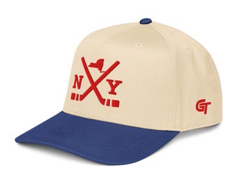 NY Hockey Snapback Cap Classic New York Hockey Sticks Hat