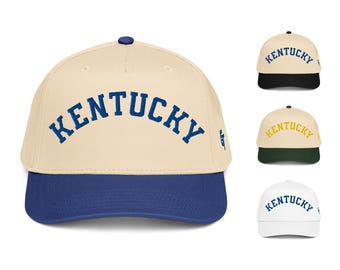 Classic Kentucky Arch Retro University Baseball Cap Snapback Hat