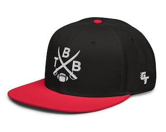 Tampa Bay Football Retro TBB Cross Snapback Hat Baseball Cap