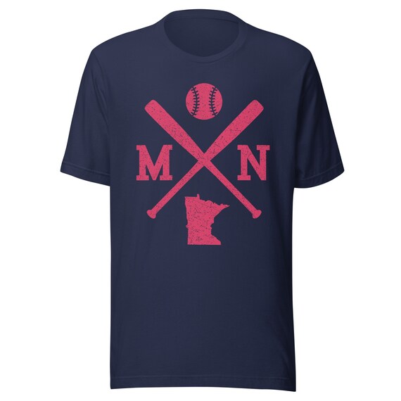 Minnesota Baseball Bats | Vintage Minneapolis Baseball Retro T-Shirt Minnesota Baseball Bats | Vintage Minneapolis Baseball Retro T-Shirt