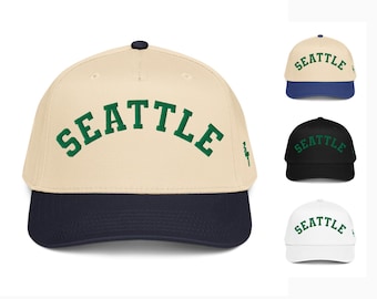 Casquette classique rétro vintage Seattle Arch Snapback