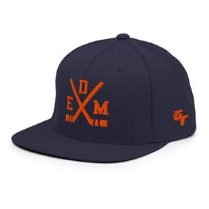 Edmonton Hockey Sticks Retro EDM Snapback Hat Baseball Cap