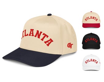 Klassische Atlanta Arch Vintage Retro Baseballkappe Snapback-Mütze