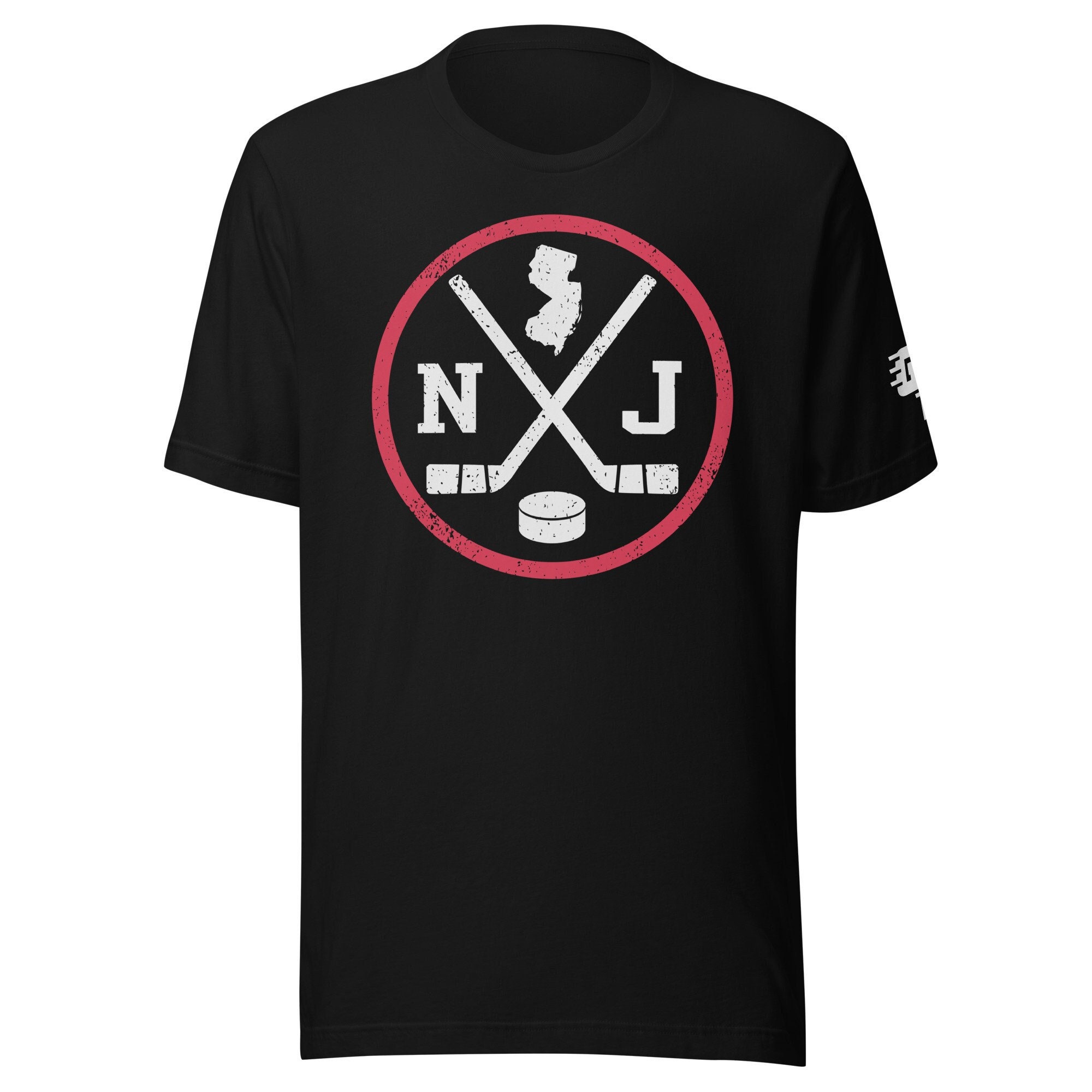 New NHL New Jersey Devils old time jersey style mid weight cotton