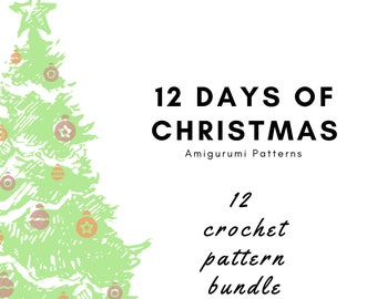 12 days of Christmas Amigurumi pattern collection