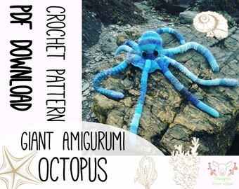 Giant Octopus Crochet Pattern PDF Download