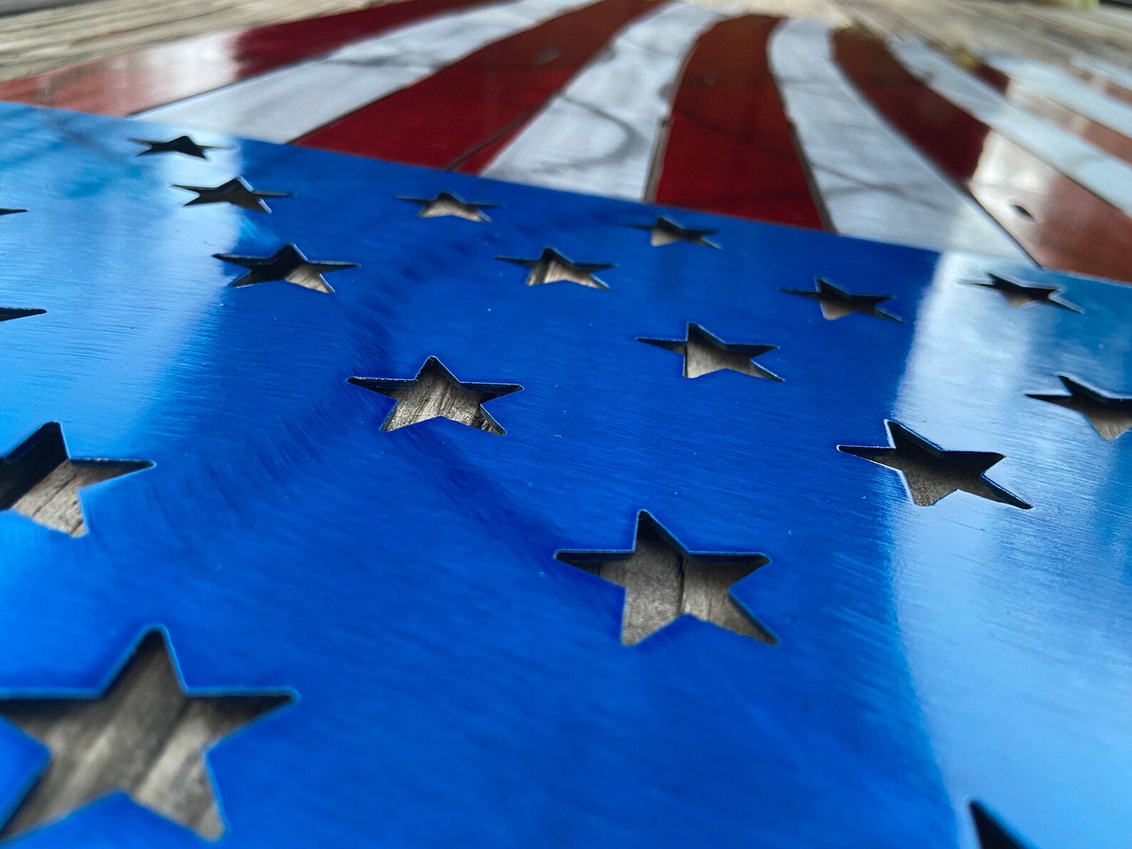 American Flag Metal Wall Art Metal Wall Art American Flag Etsy